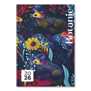 Határidőnapló Period Botanic A/5 napi Dark papír 2026