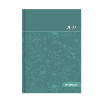   Határidőnapló Period Intensive B/6 heti zöld lakk papír 2027