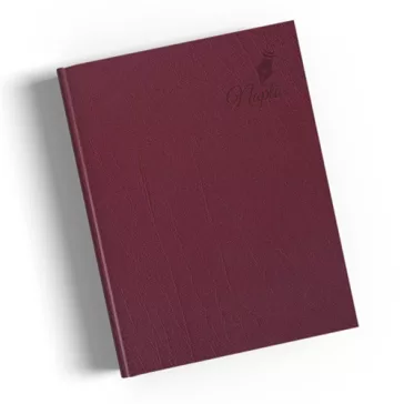 Tárgyalási napló Period Standard B/5 bordó műbőr