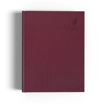 Tárgyalási napló Period Standard B/5 bordó műbőr
