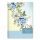 Határidőnapló Period Flowers B/6 heti Blue papír 2026