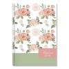 Határidőnapló Period Flowers B/6 heti Green papír 2026