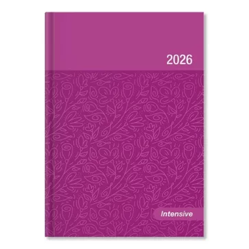   Határidőnapló Period Intensive B/6 heti pink lakk papír 2026