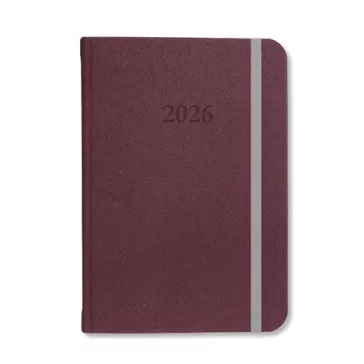 Határidőnapló Period Velour B/6 heti gumis lila 2026