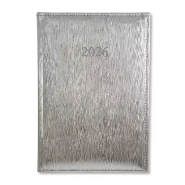   Határidőnapló Period Lamé B/6 heti körbev. Lamé ezüst 2026