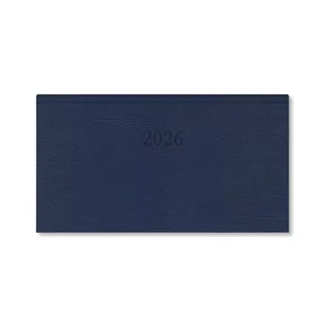   Határidőnapló Period Standard Zsebnaptár fekvő kék műbőr 2026