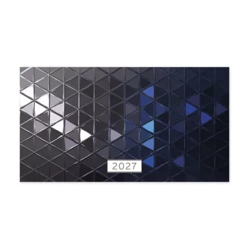 Naptár Tűzött mini zseb fekvő Blue 2027