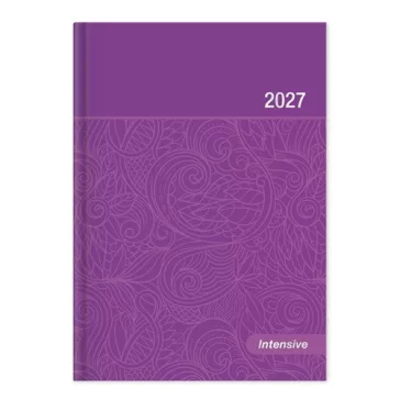   Határidőnapló Period Intensive A/5 napi lila lakk papír 2027