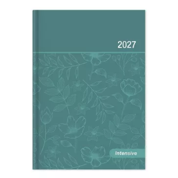   Határidőnapló Period Intensive A/5 napi zöld lakk papír 2027