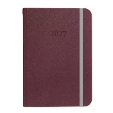 Határidőnapló Period Velour A/5 napi varrott lila 2027