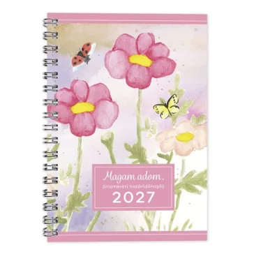 Határidőnapló Period A/5 heti önismereti pink 2027