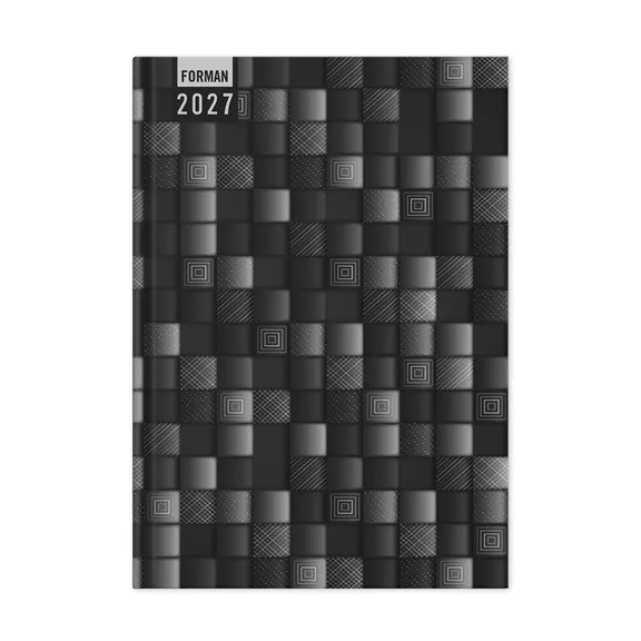 Határidőnapló Period Forman B/5 heti Szürke papír 2027 Határidőnapló Period Forman B/5 heti Szürke papír 2027