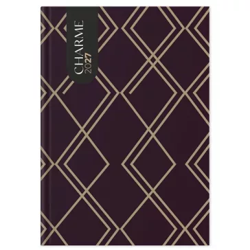 Határidőnapló Period Charme B/5 heti Purple papír 2027