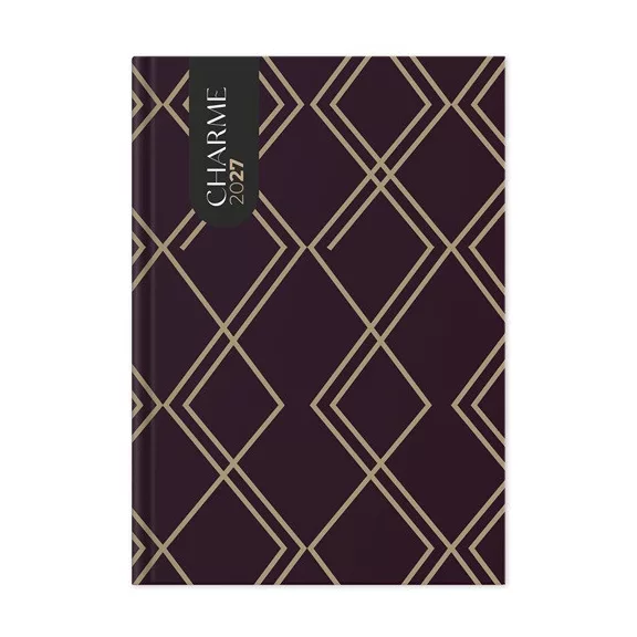 Határidőnapló Period Charme B/5 heti Purple papír 2027 Határidőnapló Period Charme B/5 heti Purple papír 2027