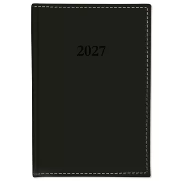   Határidőnapló Period Chamois B/5 heti körbev. fekete 2027