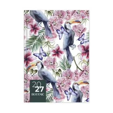 Határidőnapló Period Botanic B/6 heti Tucan papír 2027