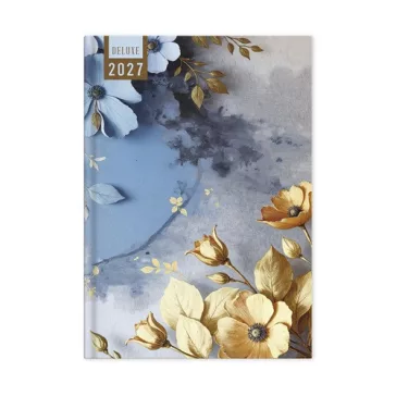 Határidőnapló Period DELUXE B/6 heti Bloom papír 2027