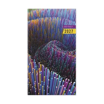   Határidőnapló Period Abstract Zsebnaptár álló Mystic papír 2027