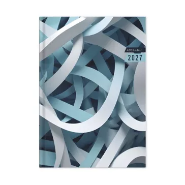 Határidőnapló Period Abstract B/6 heti Tiles papír 2027
