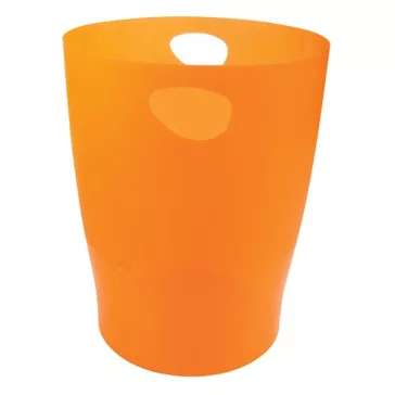 Papírkosár Exacompta Ecobin áttetsző mandarin
