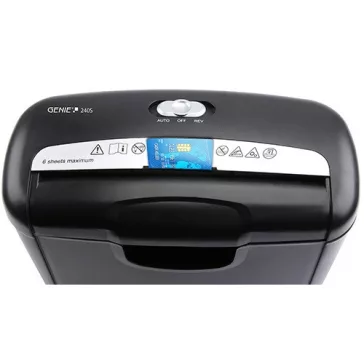 Iratmegsemmisítő Genie 240S, 6 lapos, fekete