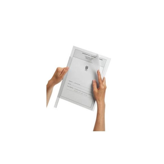 Iratsínborító Durable A/4 PVC 180 mic. azonos színű elő- és hátlap áttetsző