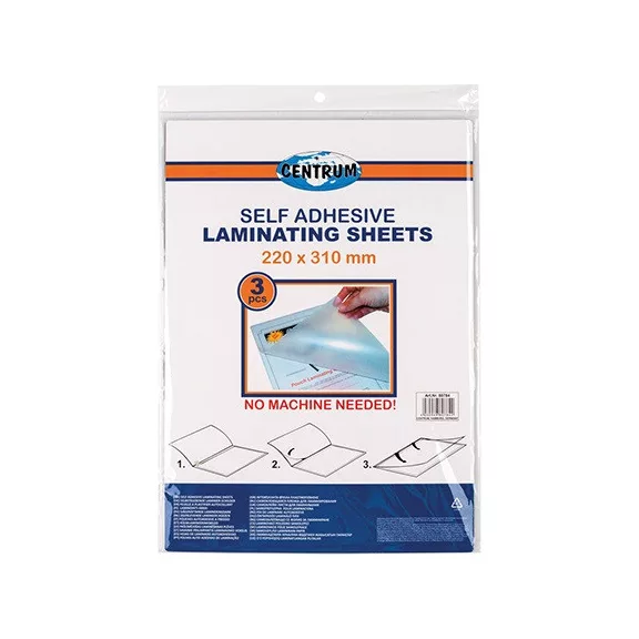 Öntapadós laminálófólia Centrum 220x310 mm 3 db/csomag Öntapadós laminálófólia Centrum 220x310 mm 3 db/csomag