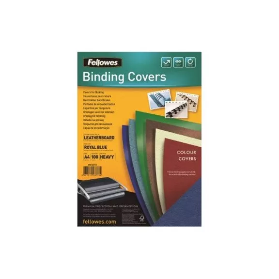 Hátlap Fellowes Delta A/4 250g matt kék Hátlap Fellowes Delta A/4 250g matt kék