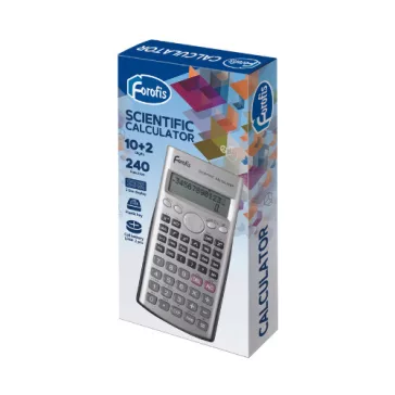   Számológép Forofis tudományos 240 funkció 160x80x15 mm ezüst