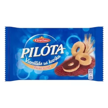 Keksz Pilóta vaníliás karika étbevonóval 150 g