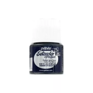   Kreatív textilfesték Pébéo Setacolor Opaque 45 ml csillám sötét kék