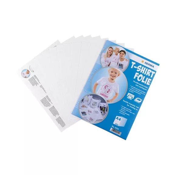 Kreatív vasalható fólia Herma A/4 világos pólóra 10 ív/csomag