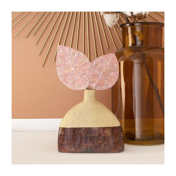 Kreatív decoupage készlet Clairefontaine Décopatch My creative moment - Váza/Levelek