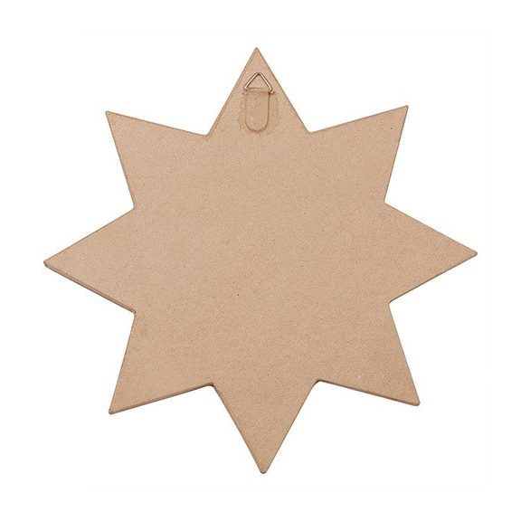 Kreatív decoupage tárgy Clairefontaine Décopatch nap alakú képkeret felakasztható