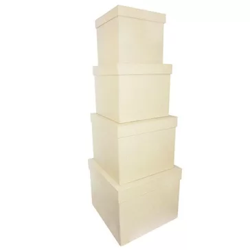   Kreatív decoupage tárgy Clairefontaine Décopatch négyzet alakú doboz 4 db/csomag