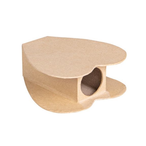 Kreatív decoupage tárgy Clairefontaine Décopatch szív váza 13x5x13cm