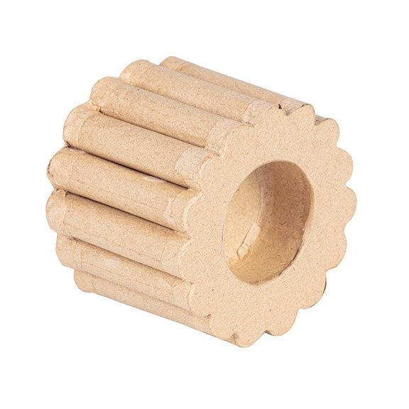 Kreatív decoupage tárgy Clairefontaine Décopatch  mécsestartó 7,5x7,5x6cm