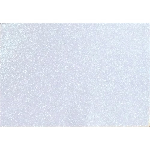 Kreatív dekorgumilap öntapadós 20x30 cm 2 mm glitteres fehér