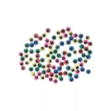 Kreatív Junior színes mozgószem, 5 mm, 100 db/csomag
