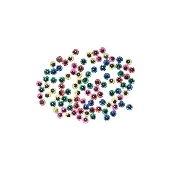 Kreatív Junior színes mozgószem, 5 mm, 100 db/csomag Kreatív Junior színes mozgószem, 5 mm, 100 db/csomag