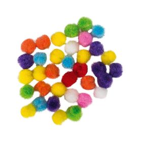 Kreatív Junior pompom, vegyes, 10mm, 30 db/csomag