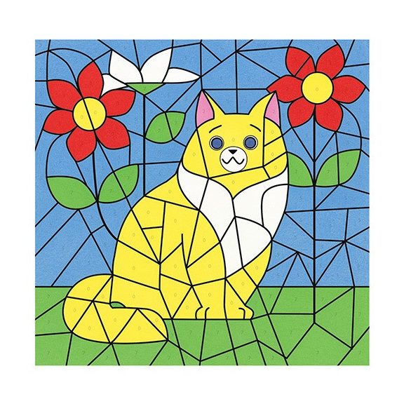 Kreatív számos kifestő füzet Avenue Mandarine Graffy pop Macskák