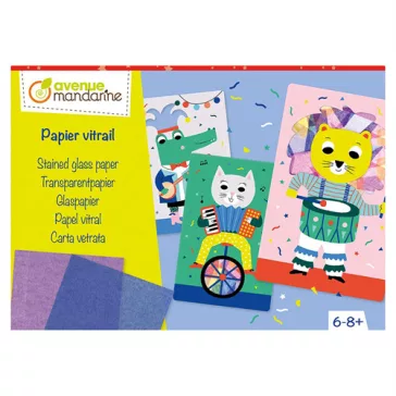 Kreatív áttetsző papír Avenue Mandarine szett