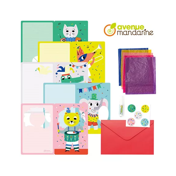 Kreatív áttetsző papír Avenue Mandarine szett