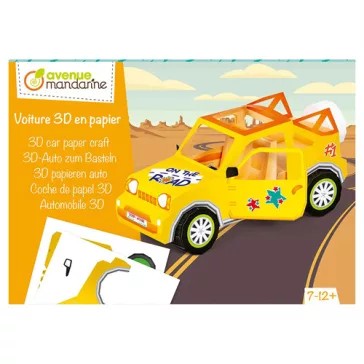 Kreatív 3D papír Avenue Mandarine szett
