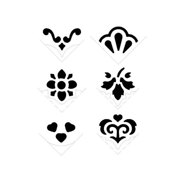 Kreatív formalyukasztó Centrum 25 mm  vegyes díszítő minták