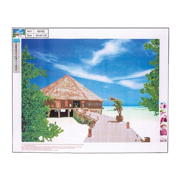 Kreatív gyémántszemes kirakó Centrum  40x50 cm, Festői táj