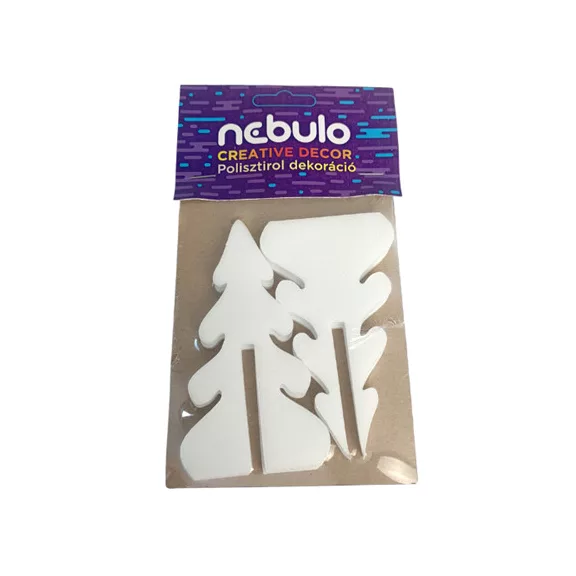 Hungarocell 3D karácsonyfa 10 cm 2 db/csomag Hungarocell 3D karácsonyfa 10 cm 2 db/csomag