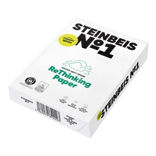 Fénymásolópapír STEINBEIS NO 1. ISO 70-s A/4 újrahasznosított 80 g 500 ív/csomag