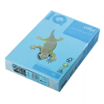   Fénymásolópapír színes IQ Color A/4 160 g intenzív azúrkék  AB48 250 ív/csomag